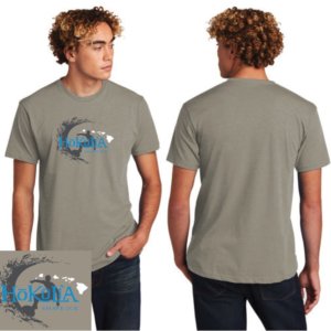 Signature "Wave" Tee - Stone